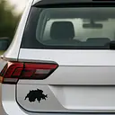 Switzerland Country Outline Sticker for Car and Camper - Master