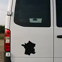 France Country Outline Sticker for Car and Camper - Master