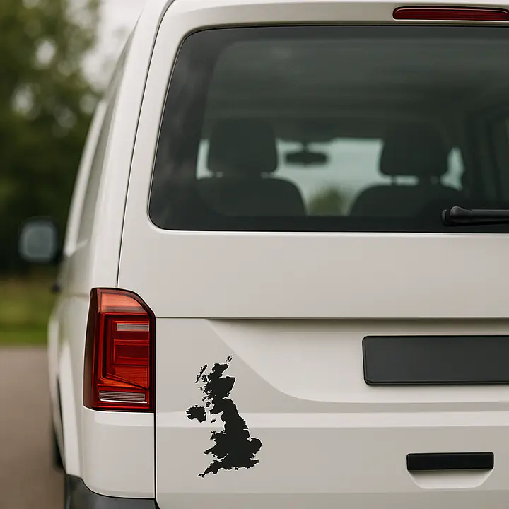 Great Britain Country Outline Sticker for Car and Camper - Master