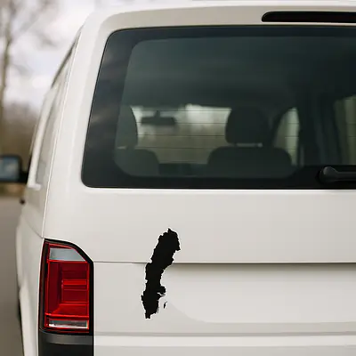 Schweden Länderumriss-Aufkleber für Auto und Camper secondary image
