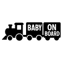 Babyzug Baby on Board Aufkleber - Master