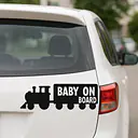 Babyzug Baby on Board Aufkleber - Master