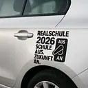 Secondary School – School's Out. Future On. Car Sticker - Master