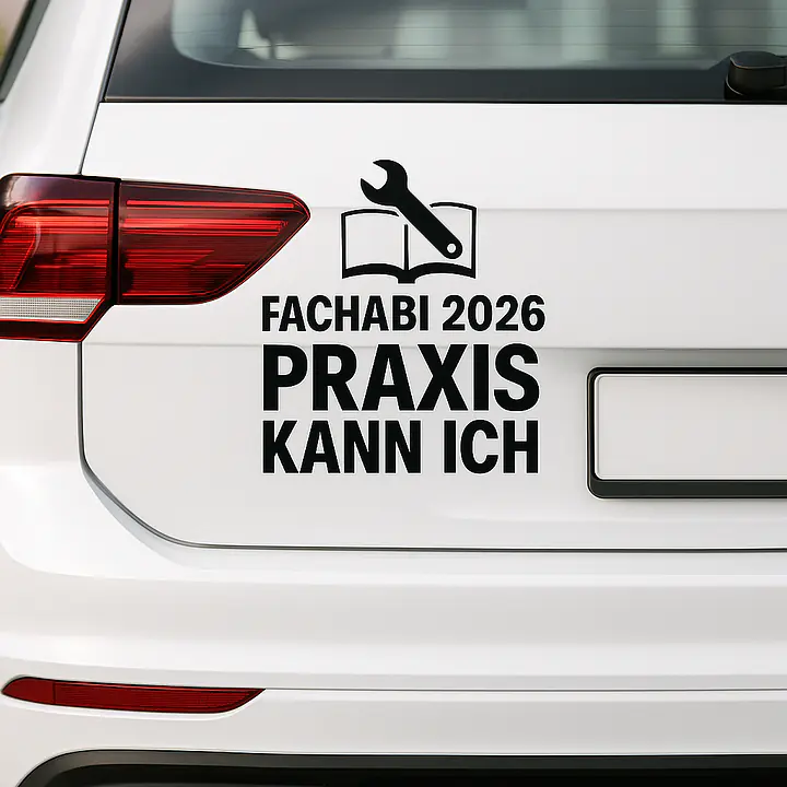 Fachabi Practice? I Can! Car Sticker - Master