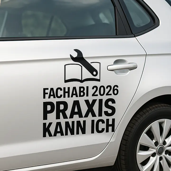 Fachabi Practice? I Can! Car Sticker - Master