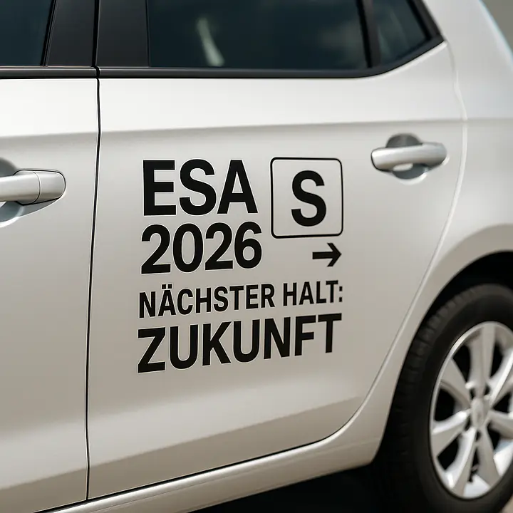 ESA Next Stop Future Car Sticker - Master