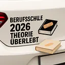 Vocational School Theory Survived Car Sticker - Master
