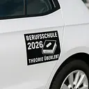 Vocational School Theory Survived Car Sticker - Master
