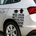 MSA Big Plans Car Sticker – SECONDARY SCHOOL DIPLOMA. BIG PLANS. - Master