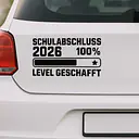 Graduation Level Complete Car Sticker - Master