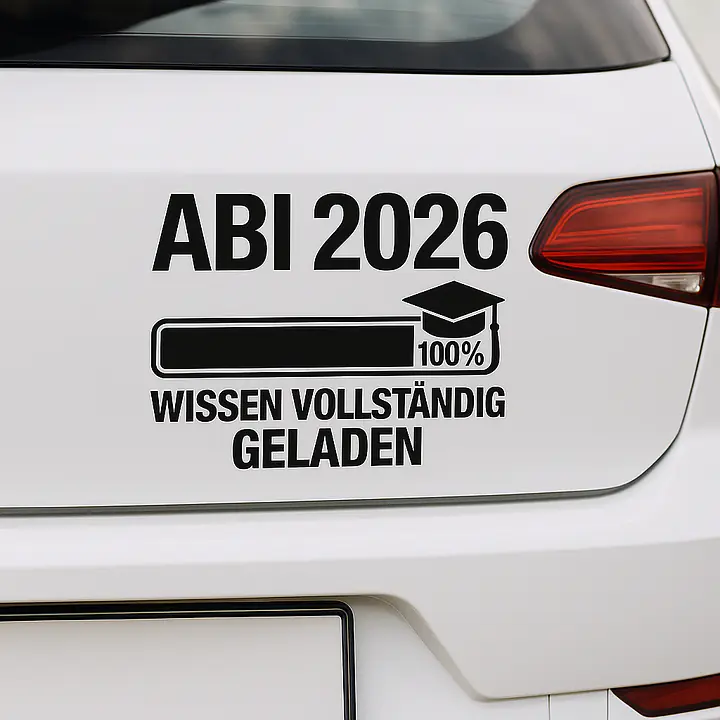 Abi Knowledge Fully Loaded Car Sticker - Master