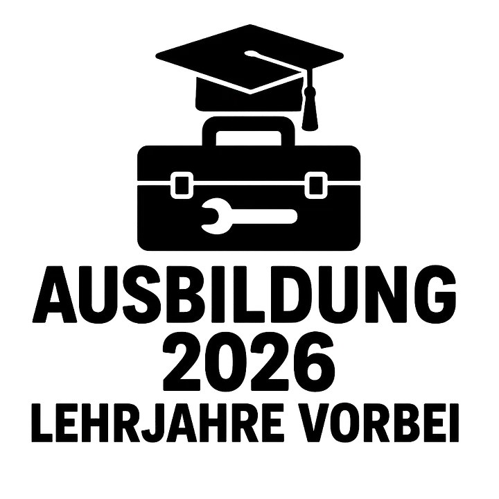Ausbildung Lehrjahre vorbei Autoaufkleber - Master